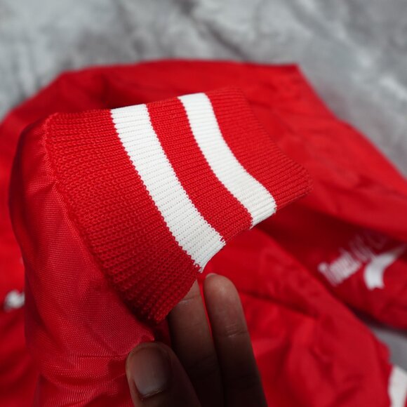 Vintage Swingster Rampaging Trilobites Bomber Jacket Mens S Dinosaurs TV Show - Picture 7 of 13